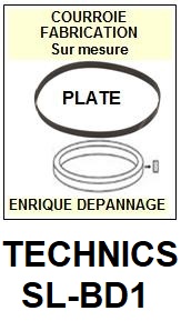 TECHNICS-SLBD1 SL-BD1-COURROIES-COMPATIBLES