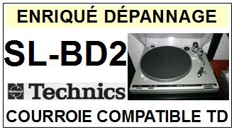 TECHNICS-SLBD2 SL-BD2-COURROIES-COMPATIBLES