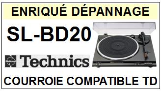 TECHNICS-SLBD20 SL-BD20-COURROIES-COMPATIBLES