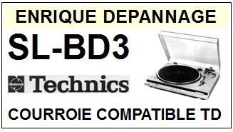 TECHNICS-SLBD3 SL-BD3-COURROIES-COMPATIBLES