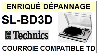 TECHNICS-SLBD3D SL-BD3D-COURROIES-COMPATIBLES