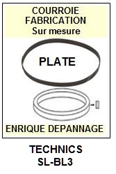 TECHNICS-SLBL3 SL-BL3-COURROIES-COMPATIBLES