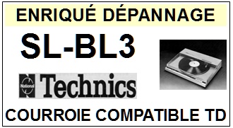 TECHNICS-SLBL3 SL-BL3-COURROIES-COMPATIBLES