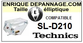 TECHNICS-SLD210 SL-D210-POINTES-DE-LECTURE-DIAMANTS-SAPHIRS-COMPATIBLES