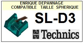TECHNICS-SLD3  SL-D3-POINTES-DE-LECTURE-DIAMANTS-SAPHIRS-COMPATIBLES