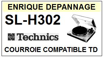 TECHNICS-SLH302 SL-H302-COURROIES-COMPATIBLES
