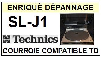 TECHNICS-SLJ1 SL-J1-COURROIES-COMPATIBLES