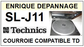 TECHNICS-SLJ11 SL-J11-COURROIES-COMPATIBLES