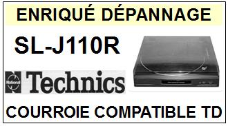 TECHNICS-SLJ110R SL-J110R-COURROIES-COMPATIBLES