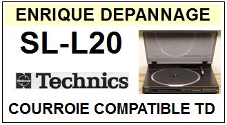 TECHNICS-SLL20 SL-L20-COURROIES-COMPATIBLES
