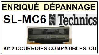TECHNICS-SLMC6 SL-MC6-COURROIES-COMPATIBLES