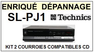 TECHNICS-SLPJ1 SL-PJ1-COURROIES-COMPATIBLES