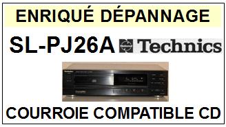 TECHNICS-SLPJ26A SL-PJ26A-COURROIES-COMPATIBLES