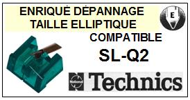 TECHNICS-SLQ2 SL-Q2-POINTES-DE-LECTURE-DIAMANTS-SAPHIRS-COMPATIBLES