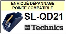 TECHNICS-SLQD21  SL-QD21-POINTES-DE-LECTURE-DIAMANTS-SAPHIRS-COMPATIBLES