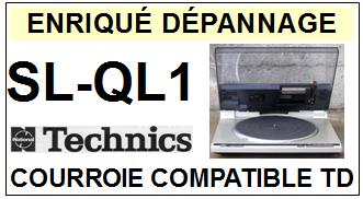 TECHNICS-SLQL1 SL-QL1-COURROIES-COMPATIBLES