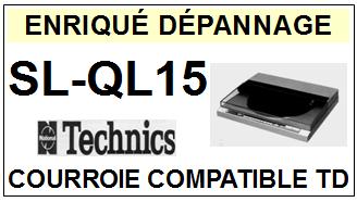 TECHNICS-SLQL15 SL-QL15-COURROIES-COMPATIBLES