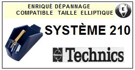 TECHNICS-SYSTEM 210-POINTES-DE-LECTURE-DIAMANTS-SAPHIRS-COMPATIBLES