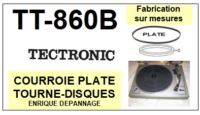 TECTRONIC-TT860B TT-860B-COURROIES-COMPATIBLES