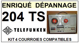 TELEFUNKEN-204TS-COURROIES-ET-KITS-COURROIES-COMPATIBLES