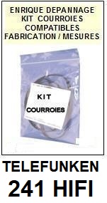 TELEFUNKEN-241 HIFI-COURROIES-ET-KITS-COURROIES-COMPATIBLES