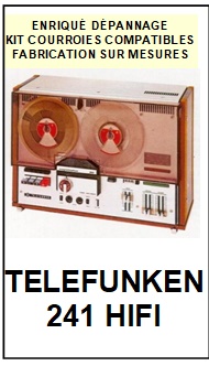 TELEFUNKEN-241 HIFI-COURROIES-ET-KITS-COURROIES-COMPATIBLES