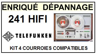 TELEFUNKEN-241 HIFI-COURROIES-COMPATIBLES