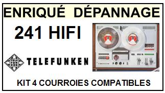 TELEFUNKEN-241 HIFI-COURROIES-ET-KITS-COURROIES-COMPATIBLES