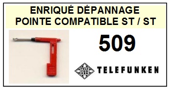 TELEFUNKEN-509-POINTES-DE-LECTURE-DIAMANTS-SAPHIRS-COMPATIBLES