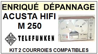 TELEFUNKEN-ACUSTA HIFI M250-COURROIES-COMPATIBLES