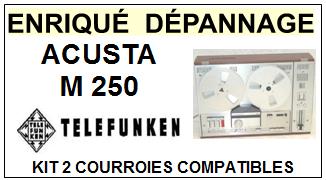 TELEFUNKEN-ACUSTA M250-COURROIES-ET-KITS-COURROIES-COMPATIBLES