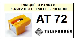 TELEFUNKEN-AT72-POINTES-DE-LECTURE-DIAMANTS-SAPHIRS-COMPATIBLES