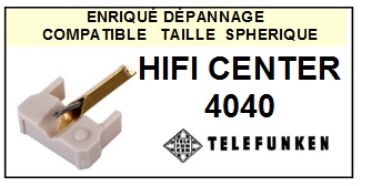 TELEFUNKEN-HIFI CENTER 4040-POINTES-DE-LECTURE-DIAMANTS-SAPHIRS-COMPATIBLES