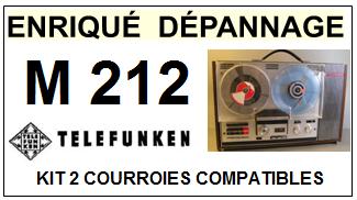TELEFUNKEN-M212-COURROIES-COMPATIBLES