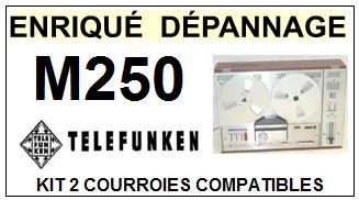 TELEFUNKEN-M250-COURROIES-COMPATIBLES