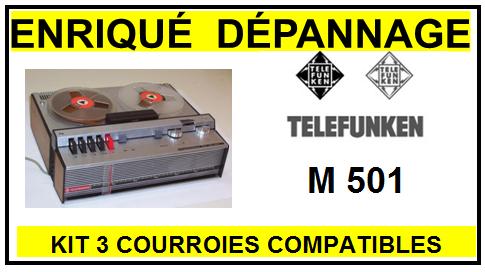 TELEFUNKEN-M501-COURROIES-ET-KITS-COURROIES-COMPATIBLES