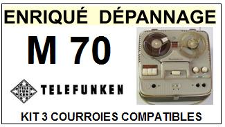 TELEFUNKEN-M70-COURROIES-ET-KITS-COURROIES-COMPATIBLES