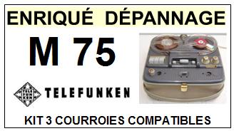 TELEFUNKEN-M75-COURROIES-ET-KITS-COURROIES-COMPATIBLES