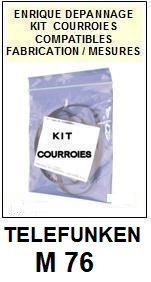 TELEFUNKEN-M76-COURROIES-ET-KITS-COURROIES-COMPATIBLES