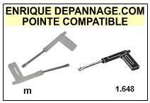 TELEFUNKEN-PARTYSET 208-POINTES-DE-LECTURE-DIAMANTS-SAPHIRS-COMPATIBLES