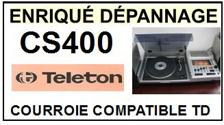 TELETON-CS400-COURROIES-COMPATIBLES