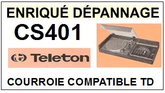 TELETON-CS401-COURROIES-COMPATIBLES