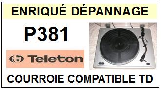 TELETON-P381-COURROIES-COMPATIBLES