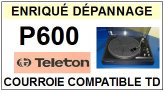 TELETON-P600-COURROIES-COMPATIBLES