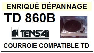 TENSAI-TD860B TD-860B-COURROIES-COMPATIBLES