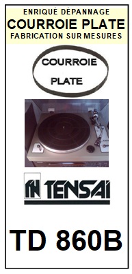 TENSAI-TD860B TD-860B-COURROIES-COMPATIBLES