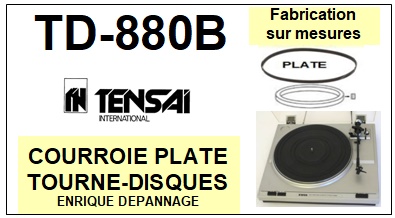 TENSAI-TD880B TD-880B-COURROIES-COMPATIBLES