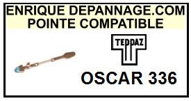 TEPPAZ-OSCAR 336-POINTES-DE-LECTURE-DIAMANTS-SAPHIRS-COMPATIBLES