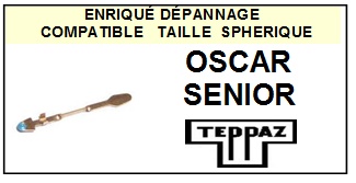 TEPPAZ-OSCAR SENIOR-POINTES-DE-LECTURE-DIAMANTS-SAPHIRS-COMPATIBLES