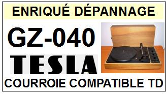 TESLA-GZ040 GZ-040-COURROIES-COMPATIBLES